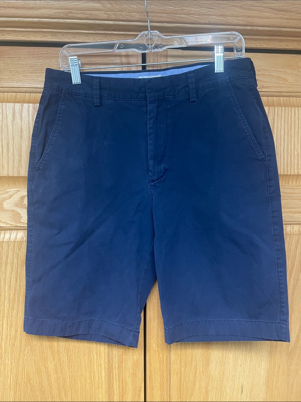 J. Crew Men’s 100% Cotton Navy Shorts - Size Medium